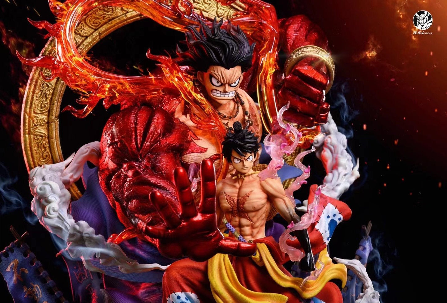 *Pre-Order*Burning Wind Fantasy and Country of Harmony Ghosts and Gods Fudo King Luffy Statue